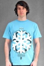 Panorama Limited t-shirt Snowflake błękitna