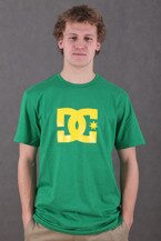 DC t-shirt Star green/yellow