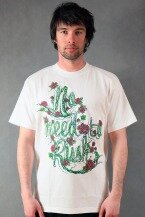 Rush Dnm t-shirt Wild Roses biała