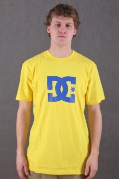 DC t-shirt Star yellow/blue