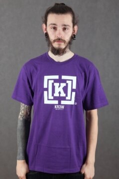 KR3W t-shirt Bracket purple