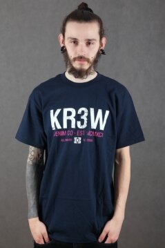 KR3W t-shirt Denim Co2 navy