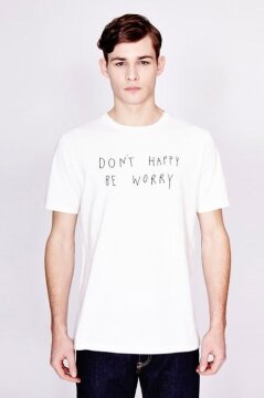 Lazy Oaf t-shirt Don't Happy