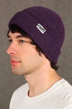 Neff czapka Fold purple