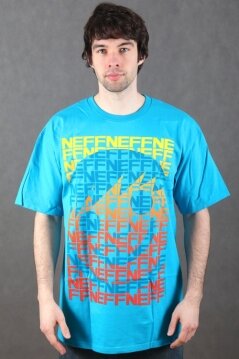 Neff t-shirt Sequence turquoise