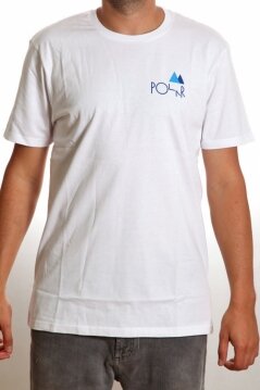 Polar Skate Co t-shirt Wallie & No Comply white