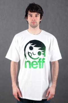 Neff t-shirt Corpo Spray white